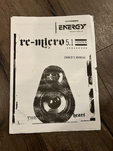 Energy micro speaker system - rc,
