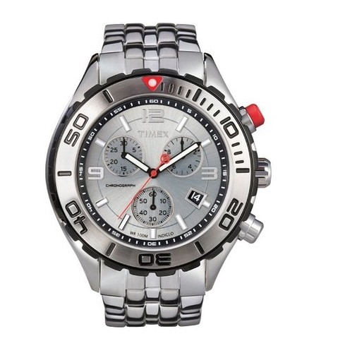 Timex tono argento acciaio - in,
