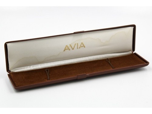 Scatola avia vintage marrone - scatola,