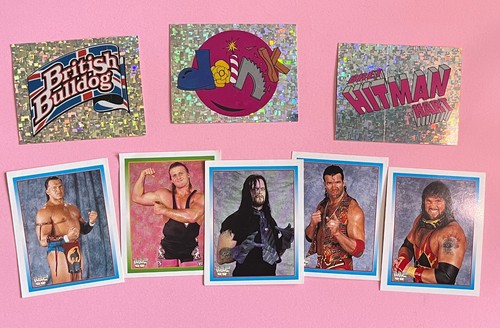 Adesivi wrestling wwf - adesivi, wwe