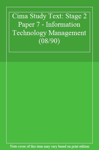 Cima study text stage - stage, paper