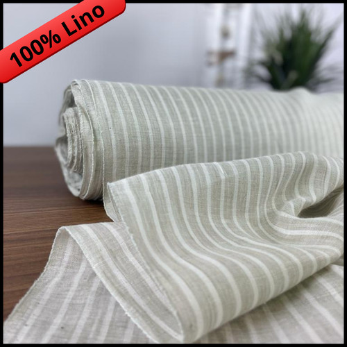 Tessuto puro lino - lino, per