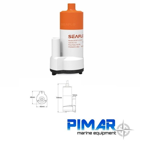 Pompa immersione 12v - 12v, 16