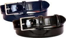 Cintura uomo vernice nero,blu
