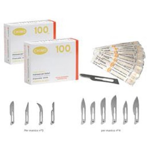 100 lame monouso sterili - 100,