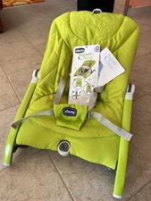 SDRAIETTA POCKET RELAX  CHICCO COLORE VERDE CON BORSA TRASPORTO COME NUOVA