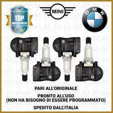 4 x SENSORI TPMS BMW MINI 6855539 PRESSIONE PNEUMATICI ? GIA' PRONTI ?