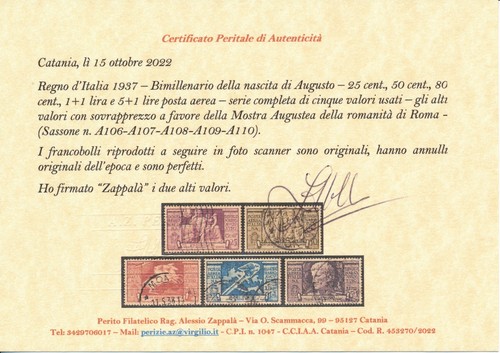 Italia 1937 bimillenario - italia,