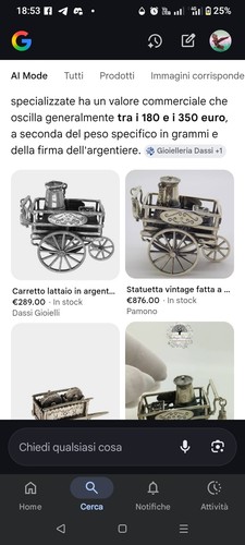 Miniature argento 925 set - argento,