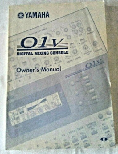 Manuale yamaha digital 01v - manuale,