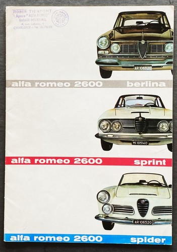 Epoca alfa romeo - romeo, 2600