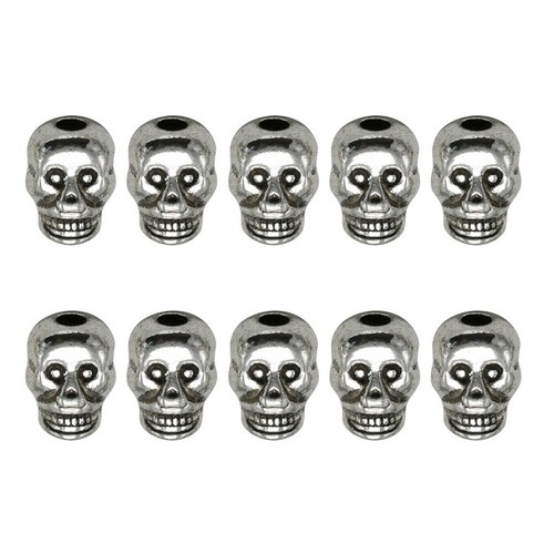 100 pcs alloy skull - pcs, pendants