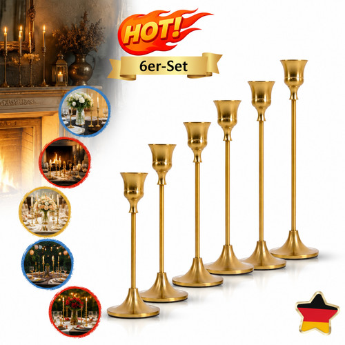 Set pezzi portacandele - pezzi,
