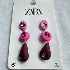New zara pink jewel rhinestone - jewel,