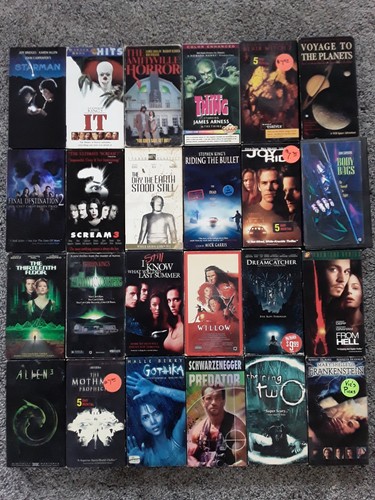 Horror vhs lot - , scifi