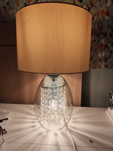 Clear glass dual light - dual, lamp