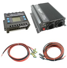 Solare Set 30A 1500 Watt Invertitore Regolatore di Carica Cavo 12V PV