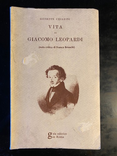 Vita giacomo leopardi - vita,