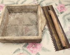 Vecchio setaccio frattazzo - vecchio,