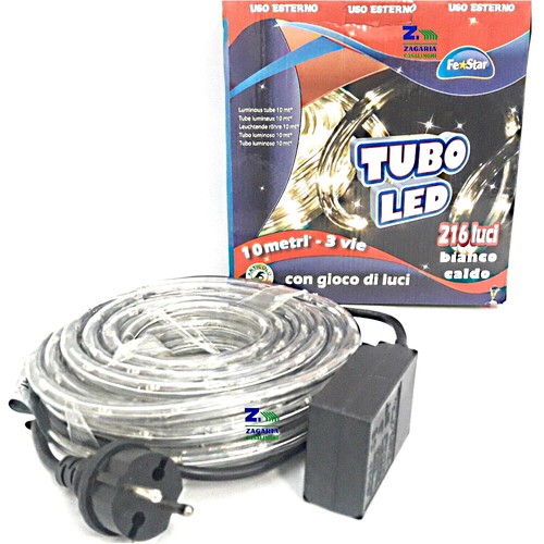 Luci natalizie tubo - tubo, led