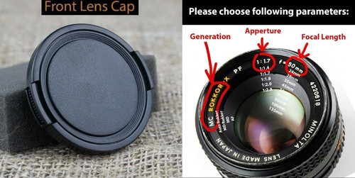 Tappo obiettivo fotocamera - , ft