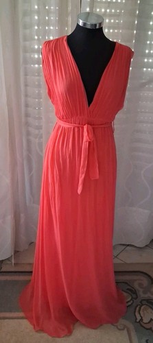 Vestito abito smanicato lungo - abito,