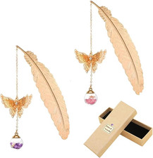 2PCS Segnalibro Metallo a