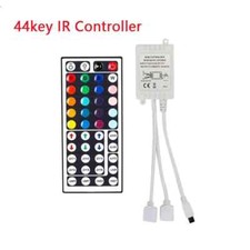 Controller LED singolo doppio filo 44 tasti telecomando IR RGB striscia LED luce