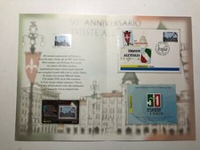 2004 Folder 50° Anniversario Restituzione Trieste all' Italia Libretto Booklet  