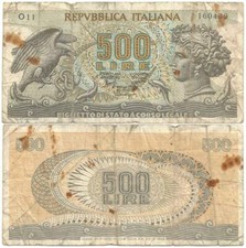 1966 REPUBBLICA D'ITALIA 500