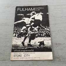 1964 FULHAM V STOKE CITY