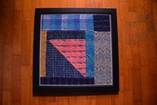 Arazzo Lana Missoni Firmato Gronoble ’92 Vintage Modernariato con cornice