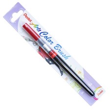 Pentel GFL Colour Brush pennello inchiostro base acqua rosso