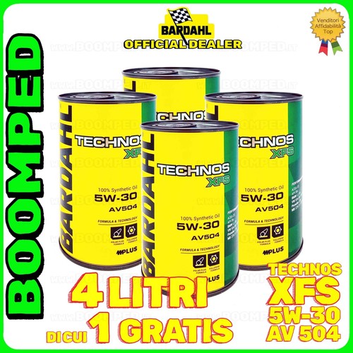 Bardahl technos 5w30 av504 xfs - technos,