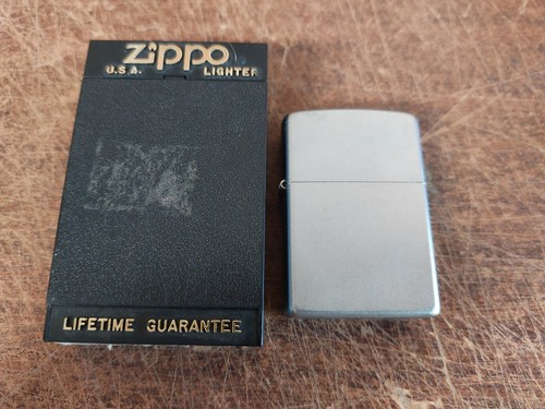 2003 matte chrome zippo - matte,