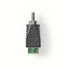 2 PIN CCTV DC MALE RCA PLUG