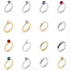 Anello Donna Acciaio BROSWAY TRING Pietre con Colori e Misure Varie
