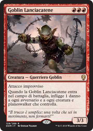 Mtg goblin chainwhirler - mtg, exc