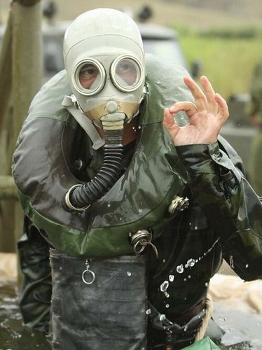 Mask with oxygen - ,