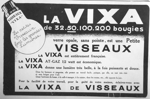 Publicité vixa visseaux - vixa, de