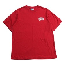 T-shirt maglietta BBC uomo grande L rosso cotone miliardario ragazzi club spazio logo