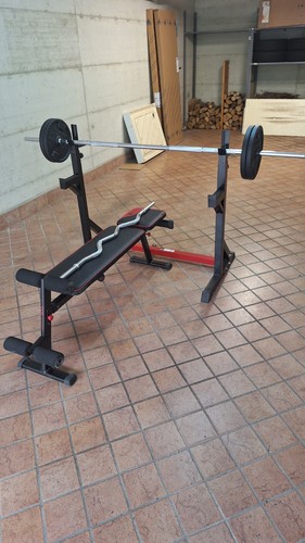 Panca con rack - ,, bilanciere