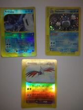 Pokemon  Skyridge/Expedition Base S - Lotto 3 Carte Articuno/Skarmory/Poliwrath