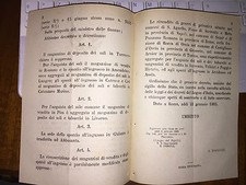 REGIO DECRETO MOD PRIVATIVE TORRECERHIARO AMENDOLARA LUNGRO CATANZARO MARINO 