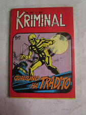 KRIMINAL N 360 / 1972 / QUALCUNO HA TRADITO 