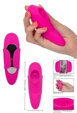 Vibratore vaginale per slip stimolatore lingua vibrante clitoride in silicone
