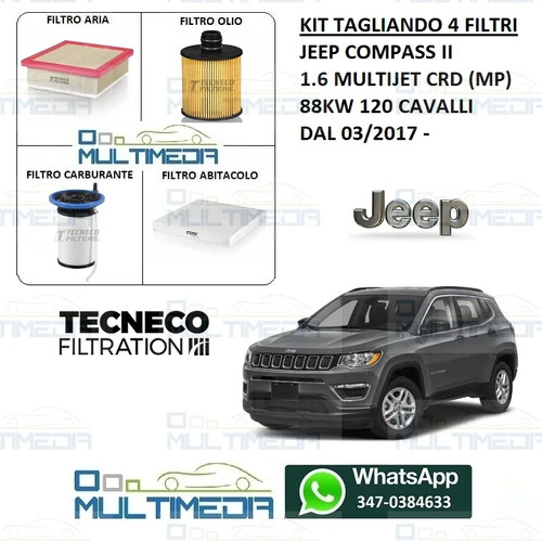 Tagliando filtri tecneco - tagliando,