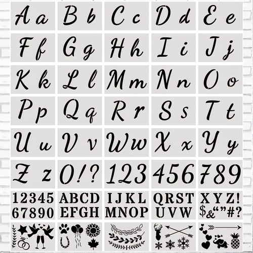 Stencil lettere - stencil,