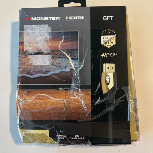 Piedi monster hdmi uhd - 6, gold