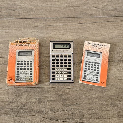 Calcolatrice lcd texas - calcolatrice,